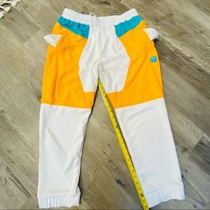 Retro Windpant Women's Reebok Gigi Hadid Track Pants Yellow White Size XL